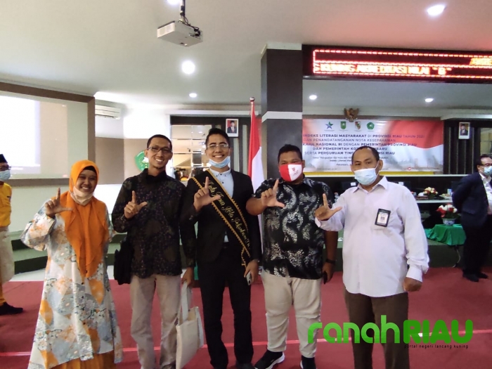 FTBM Kota Pekanbaru hadiri Talkshow Perpusnas, Abdul Hafidz: Literasi bukan sekedar baca tulis